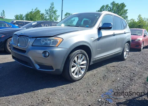 2014 BMW X3 xDrive28I из США, поврежденный, VIN 5UXWX9C56E0D10583